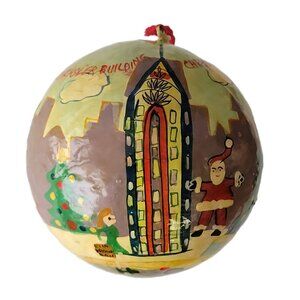 Bloomingdale's NYC Christmas Holiday Ornament Chrysler Building Vintage